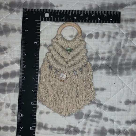 Handmade Macrame decor 8” - Picture 2 of 2